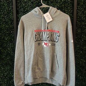 Nike Gray NFL Champions Hoodie